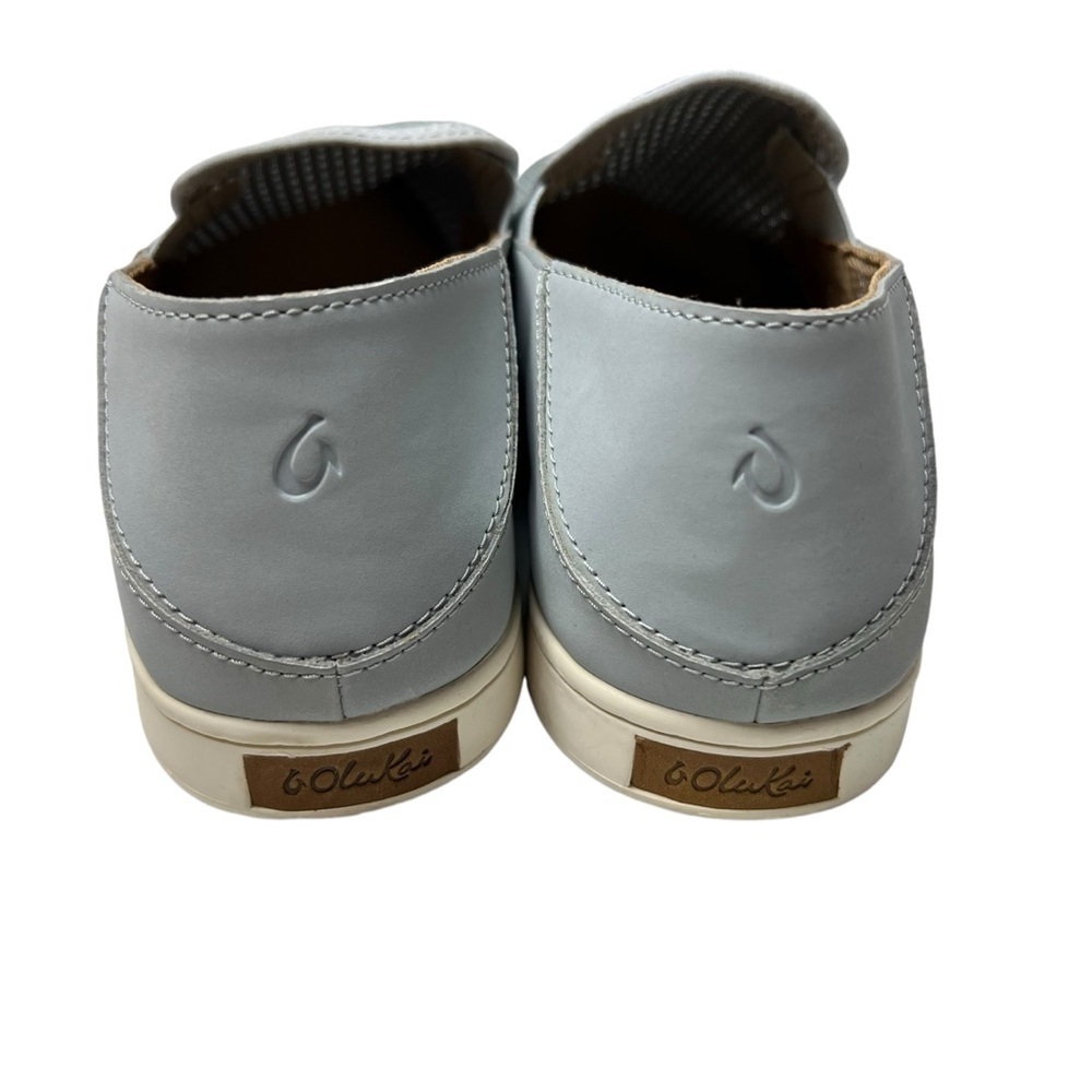 OluKai Pehuea Women’s Gray Blue SIZE 10 Mesh Slip On Convertible Sneakers Shoes - Picture 5 of 9